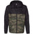 Independent Trading Co. Unisex Black/Forest Camo Light Weight Windbreaker Zip Jacket