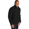 Port Authority Men's Deep Black Camp Fleece Snap Pullover