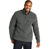 Port Authority Men's Grey Steel Camp Fleece Snap Pullover