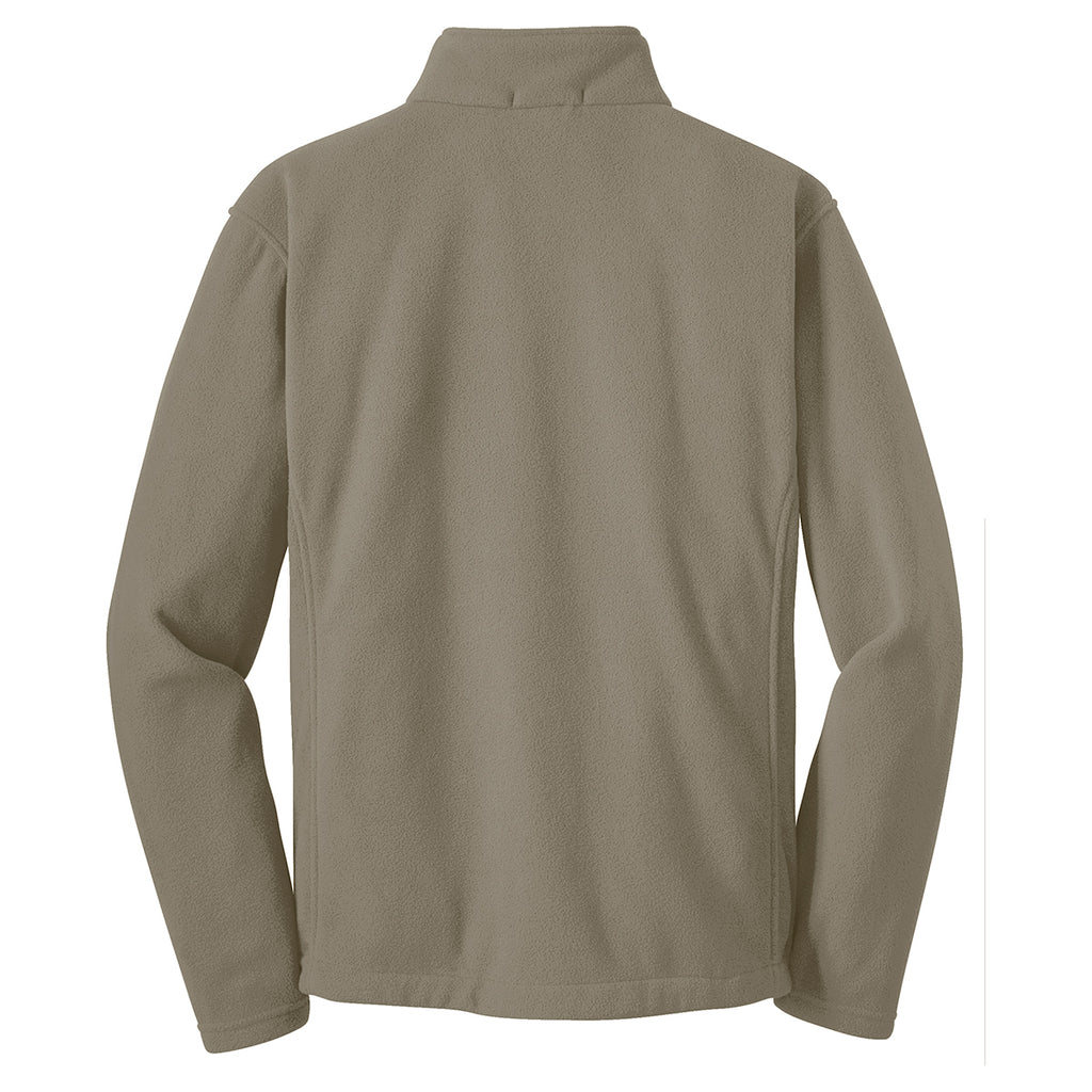 Port Authority Men's Brown Taupe Value Fleece Jacket