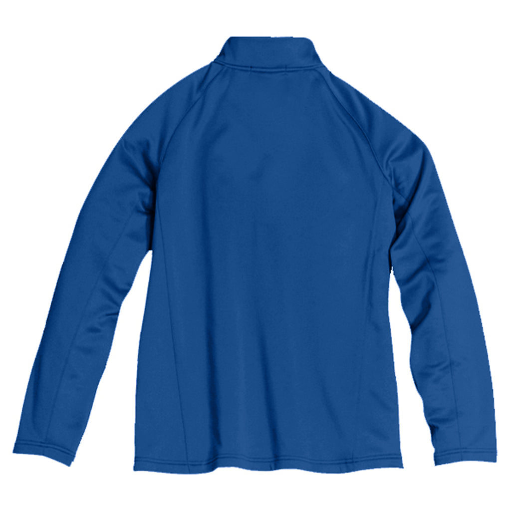 Sport-Tek Men's True Royal/Silver Sport-Wick 1/4-Zip Fleece Pullover