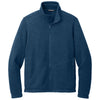 Port Authority Men's Insignia Blue Heather Arc Sweater Fleece Jacket