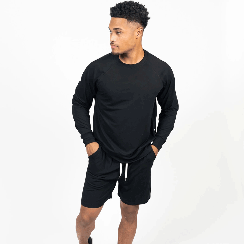 Feat Unisex Black FlowTech Roam Crewneck