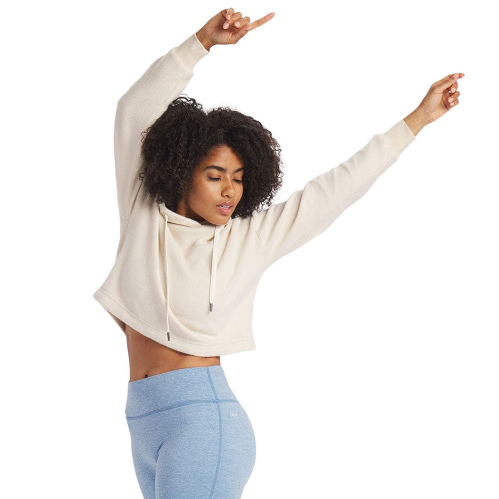 Feat Women's Oatmilk BlanketBlend Crop Hoodie