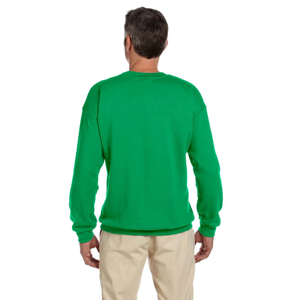 Gildan Unisex Irish Green Heavy Blend 50/50 Fleece Crew