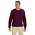 Gildan Unisex Maroon Heavy Blend 50/50 Fleece Crew