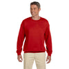 Gildan Unisex Red Heavy Blend 50/50 Fleece Crew