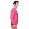 Gildan Unisex Safety Pink Heavy Blend 50/50 Fleece Crew