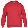 Gildan Youth Red Heavy Blend 8 oz. 50/50 Fleece Crew