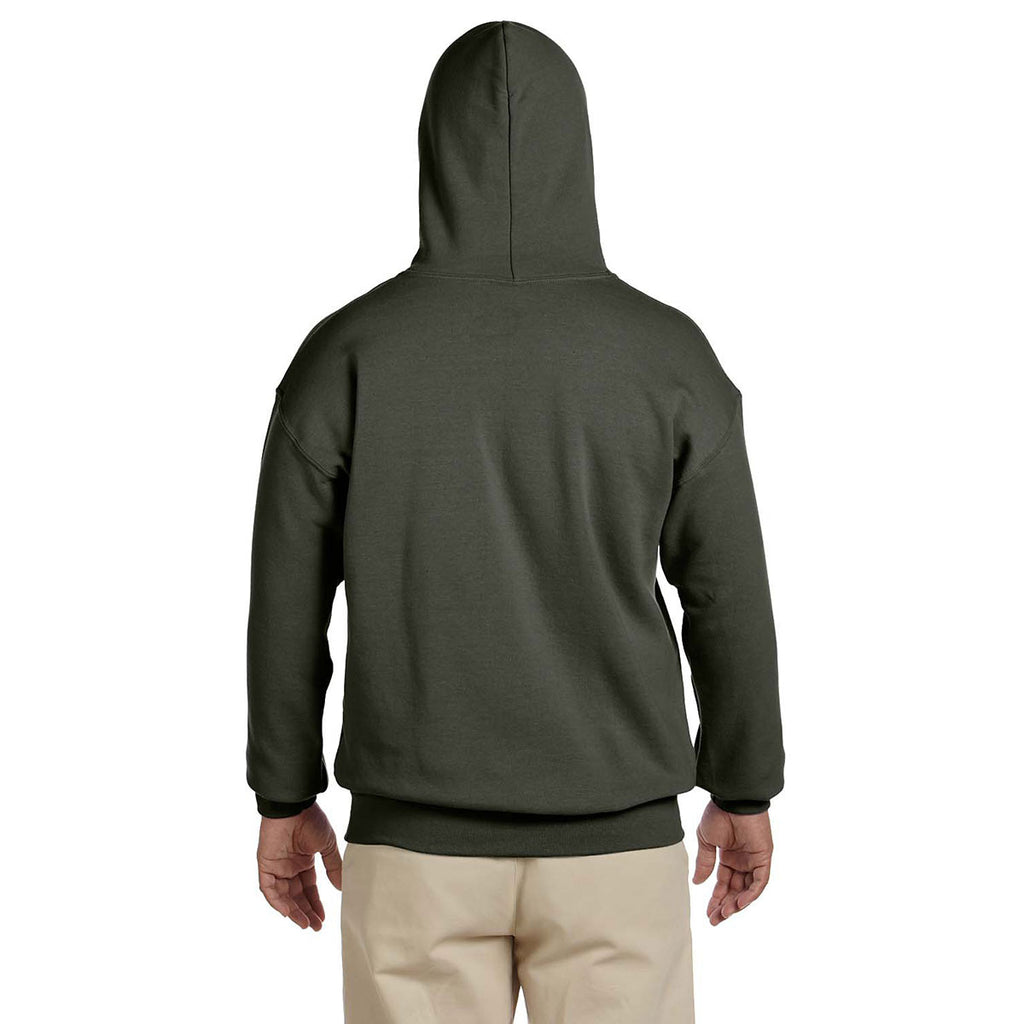 Gildan Unisex Military Green Heavy Blend 50/50 Hoodie