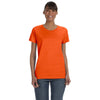 Gildan Women's Orange 5.3 oz. T-Shirt