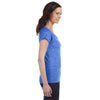 Gildan Women's Heather Royal SoftStyle 4.5 oz. Fitted V-Neck T-Shirt