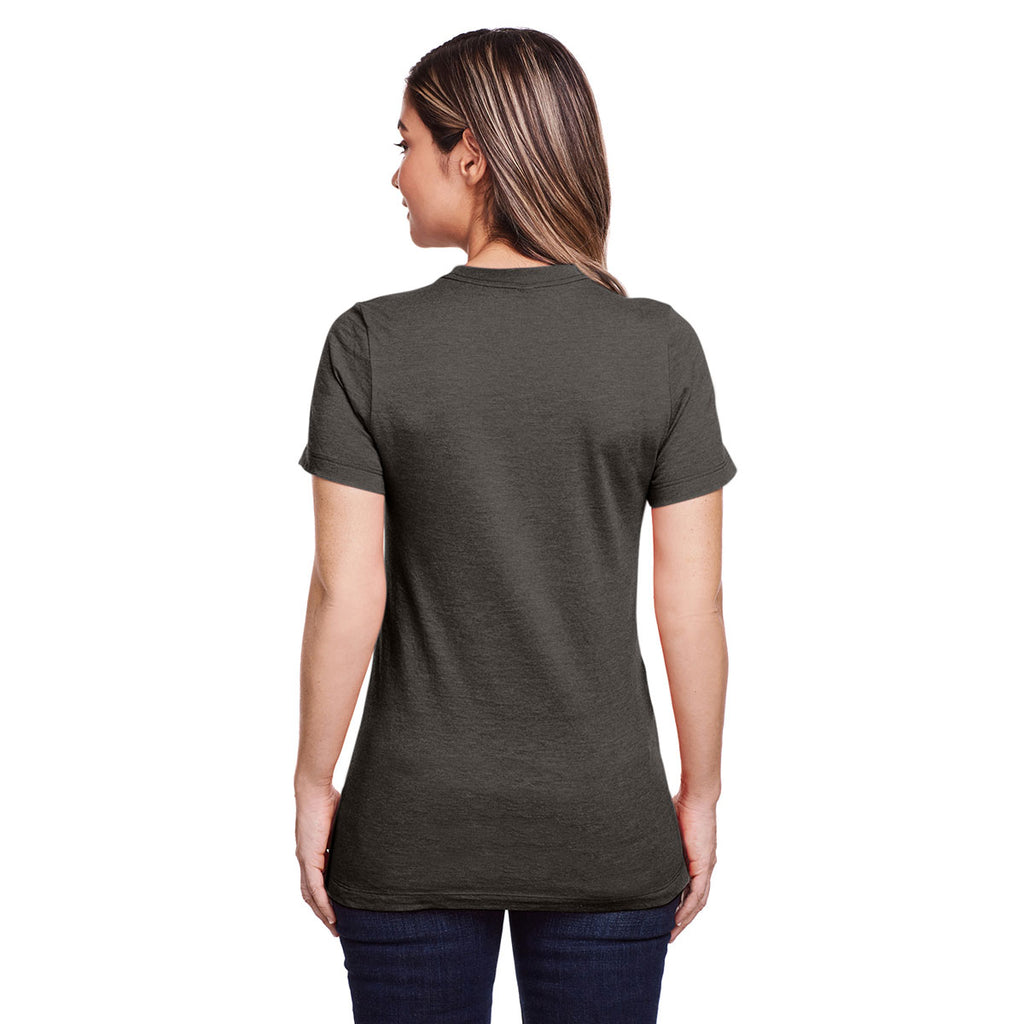 Gildan Women's Gunmetal Softstyle CVC T-Shirt