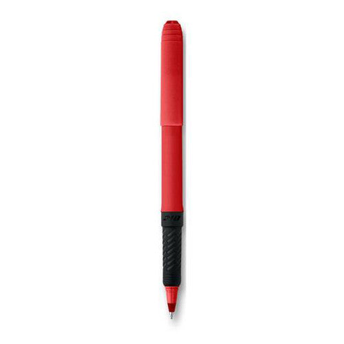 BIC Red Grip Roller with Blue Ink