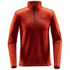 Stormtech Men's Fire Orange Base Thermal 1/4 Zip