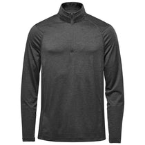 Stormtech Men's Charcoal Heather Milano Quarter Zip Pullover