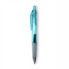 BIC Clear Blue Intensity Clic Gel Pen with Black Ink