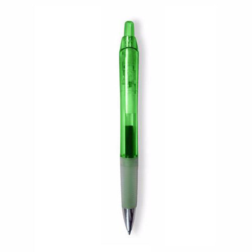 BIC Clear Green Intensity Clic Gel Pen with Black Ink