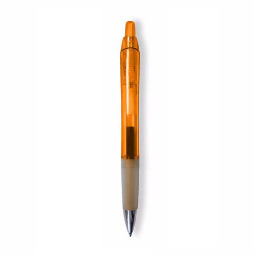 BIC Clear Orange Intensity Clic Gel Pen with Black Ink
