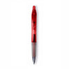 BIC Clear Red Intensity Clic Gel Pen with Black Ink