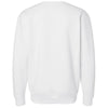 Independent Trading Co. Men's White Heavyweight Crewneck Sweatshirt