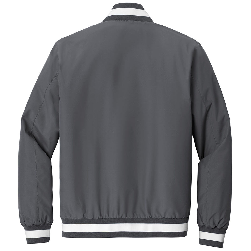 Sport-Tek Men's Graphite Insulated Varsity Jacket