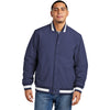 Sport-Tek Men's True Navy Insulated Varsity Jacket