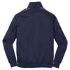 Sport-Tek Men's True Navy/Iron Grey Dot Sublimation Tricot Track Jacket