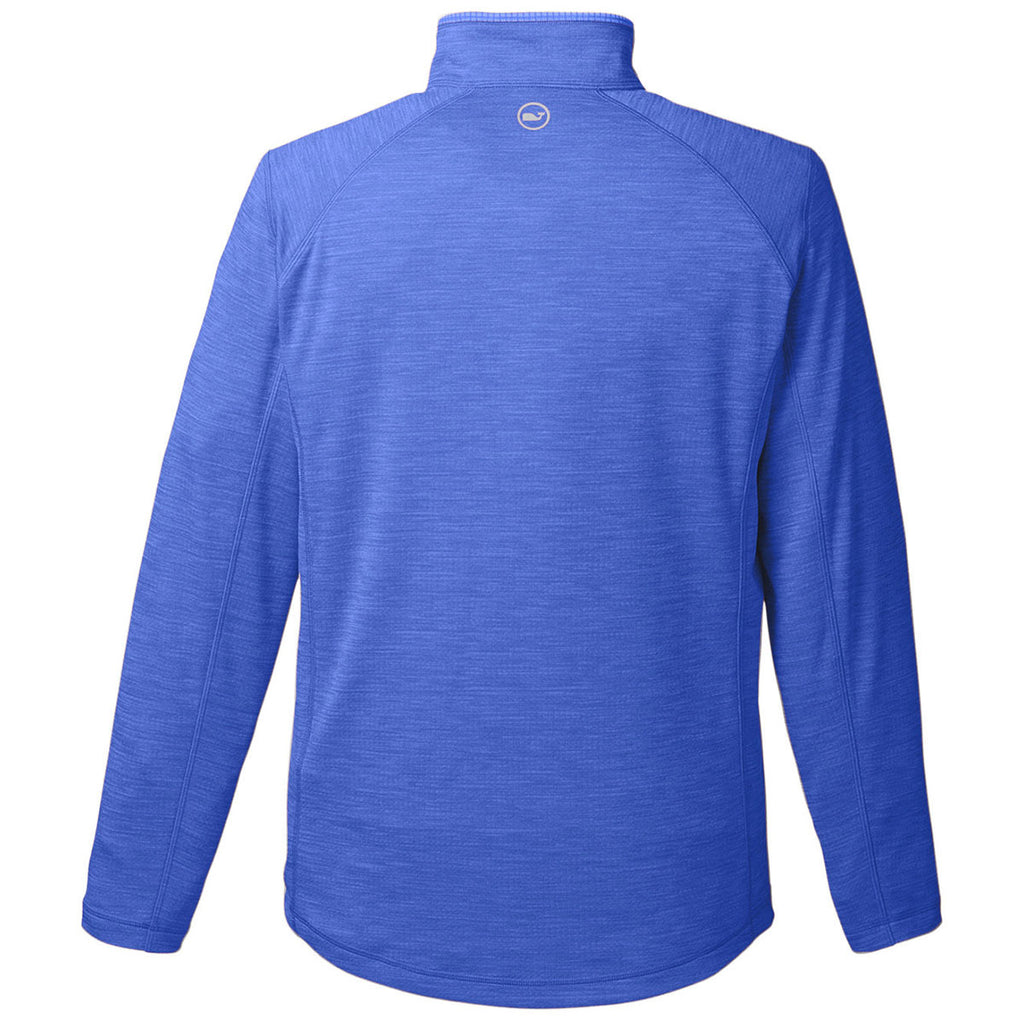 Vineyard Vines Men's Collegiate Royal Sankaty Quarter-Zip Pullover