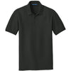 Port Authority Men's Deep Black Core Classic Pique Polo