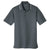 Port Authority Men's Graphite/White Dry Zone UV Micro-Mesh Tipped Polo