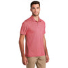 Port Authority Men's Rich Red/White Gingham Polo