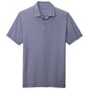 Port Authority Men's True Navy/White Gingham Polo