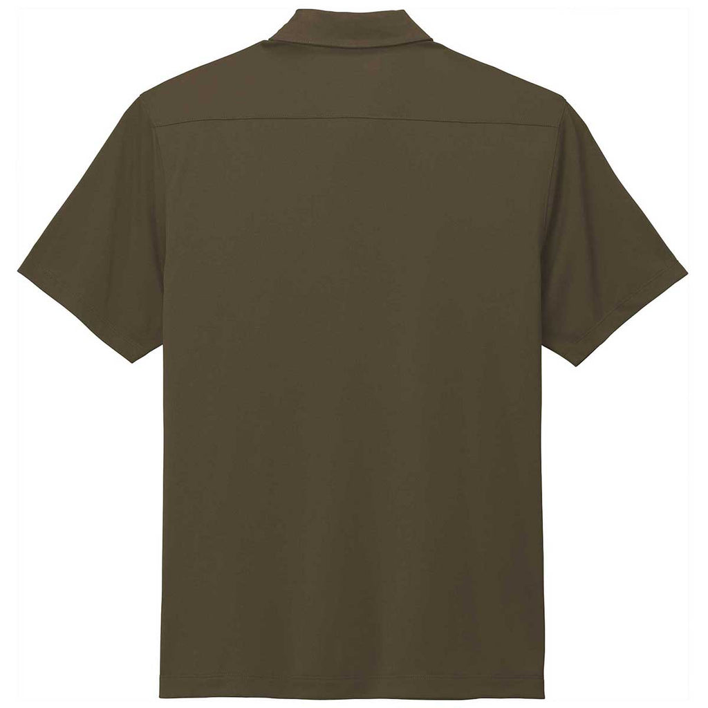 Port Authority Men's Deep Olive UV Choice Pique Polo