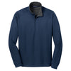 Port Authority Men's Regatta Blue/Iron Grey Vertical Texture 1/4-Zip Pullover