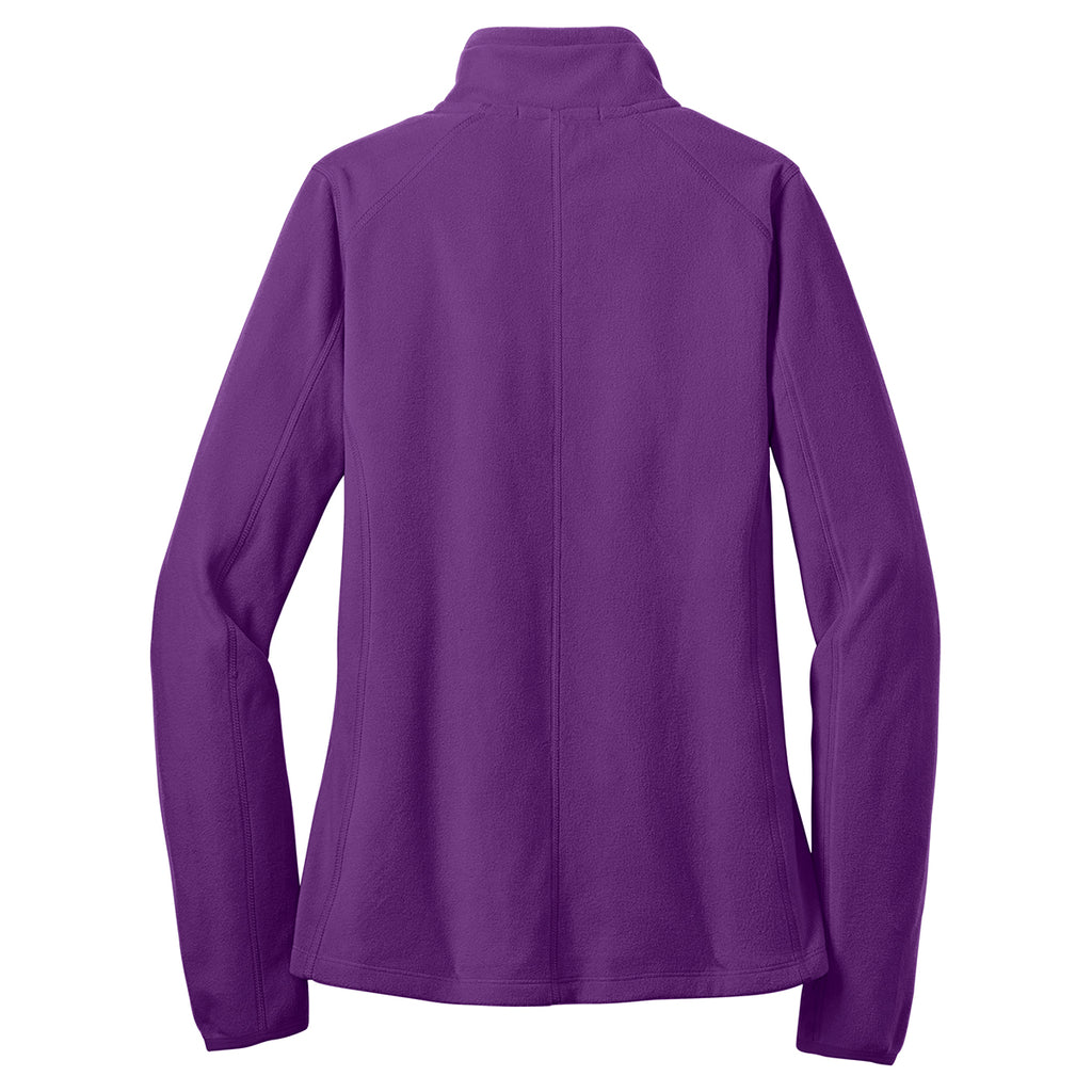 Port Authority Women's Amethyst Purple Microfleece 1/2-Zip Pullover