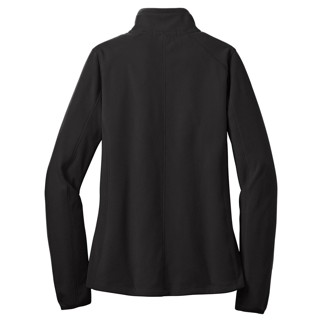 Port Authority Women's Black Microfleece 1/2-Zip Pullover