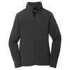 Port Authority Women's Black/Black Summit Fleece Full-Zip Jacket