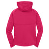 Sport-Tek Women's Pink Raspberry Tech Fleece Full-Zip Hooded Jacket