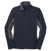 Port Authority Women's Dress Blue Navy/Battleship Grey Core Colorblock Soft Shell Jacket