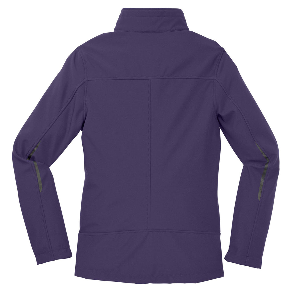 Port Authority Women's Posh Purple Welded Soft Shell Jacket