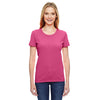 Fruit of the Loom Women's Retro Heather Pink 5 oz. HD Cotton T-Shirt