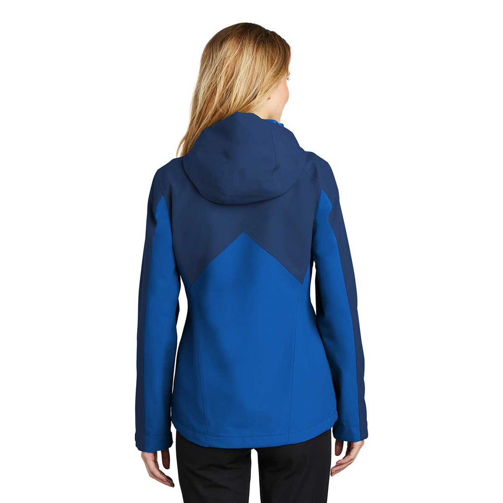 Port Authority Women's Estate Blue/Cobalt Blue Tech Rain Jacket