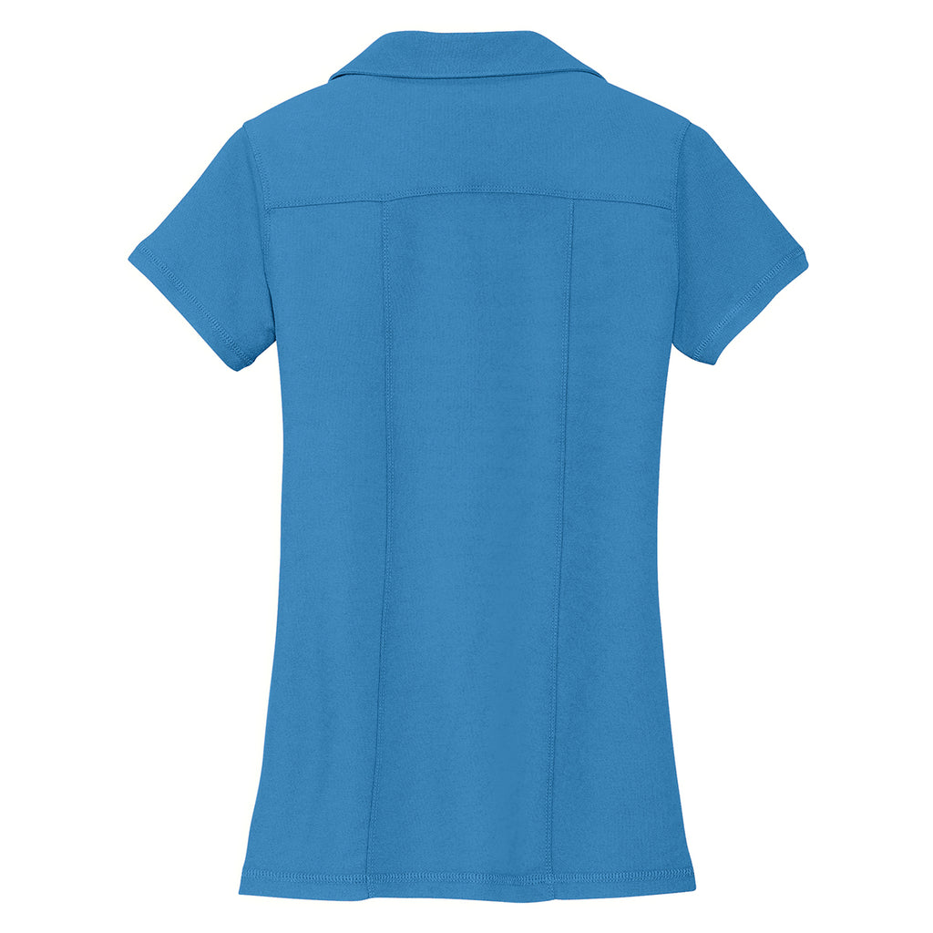 Port Authority Women's Celadon Blue Modern Stain Resistant Polo