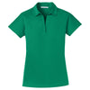 Port Authority Women's Jewel Green Crossover Raglan Polo