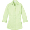 Port Authority Women's Light Green 3/4-Sleeve Blouse