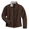 Port Authority Women's Brown/Chrome Glacier Softshell Jacket