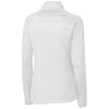 Cutter & Buck Women's White Jackson Half Zip Overknit