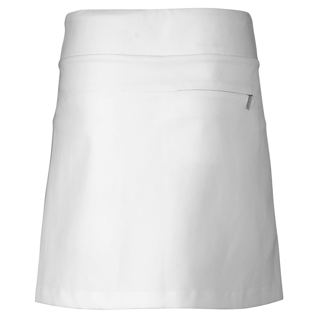 Cutter & Buck Women's White DryTec Pacific Pull-On Skort