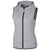 Cutter & Buck Women's Black Stripe Cora Reversible Hooded Vest